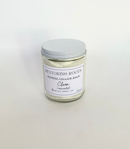 Clean Whipped Tallow (with beeswax)